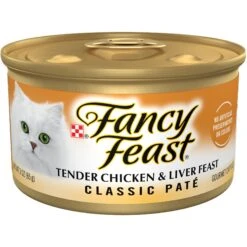 Fancy Feast Classic Tender Chicken & Liver Feast Canned Cat Food
