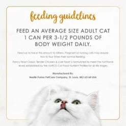 Fancy Feast Classic Tender Chicken & Liver Feast Canned Cat Food -Wellness Sales 76027 PT7. AC SS1800 V1688070940