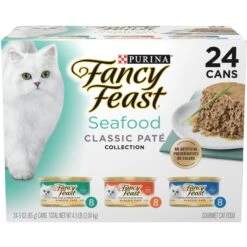 Fancy Feast Classic Seafood Feast Variety Pack Canned Cat Food