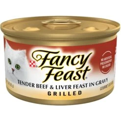 Fancy Feast Grilled Tender Beef & Liver Feast In Gravy Canned Cat Food