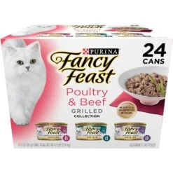 Fancy Feast Grilled Poultry & Beef Feast Variety Pack Canned Cat Food