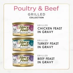 Fancy Feast Grilled Poultry & Beef Feast Variety Pack Canned Cat Food -Wellness Sales 76093 PT2. AC SS1800 V1683832309