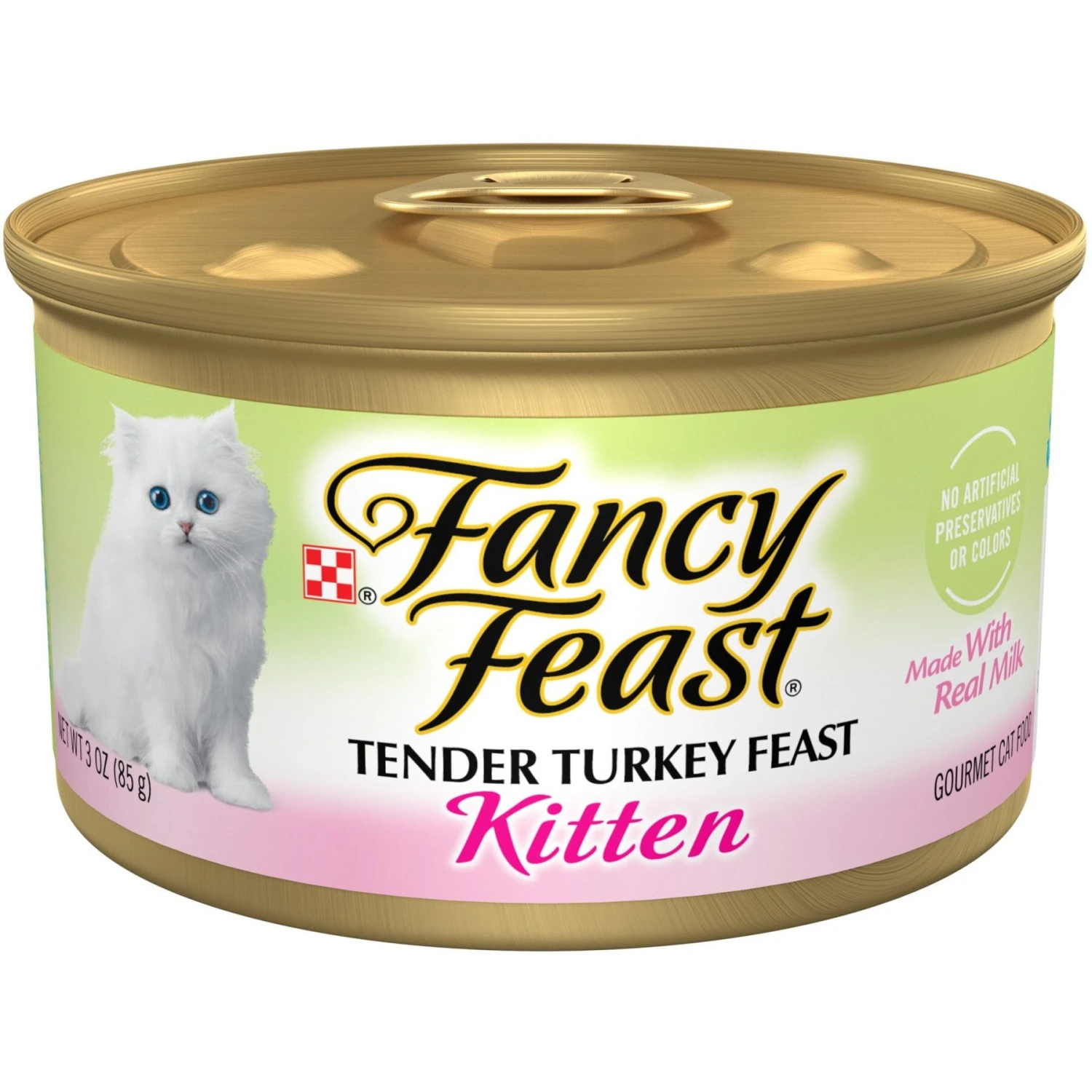 Fancy Feast Kitten Tender Turkey Feast Canned Cat Food 1 Fancy Feast Kitten Tender Turkey Feast Canned Cat Food