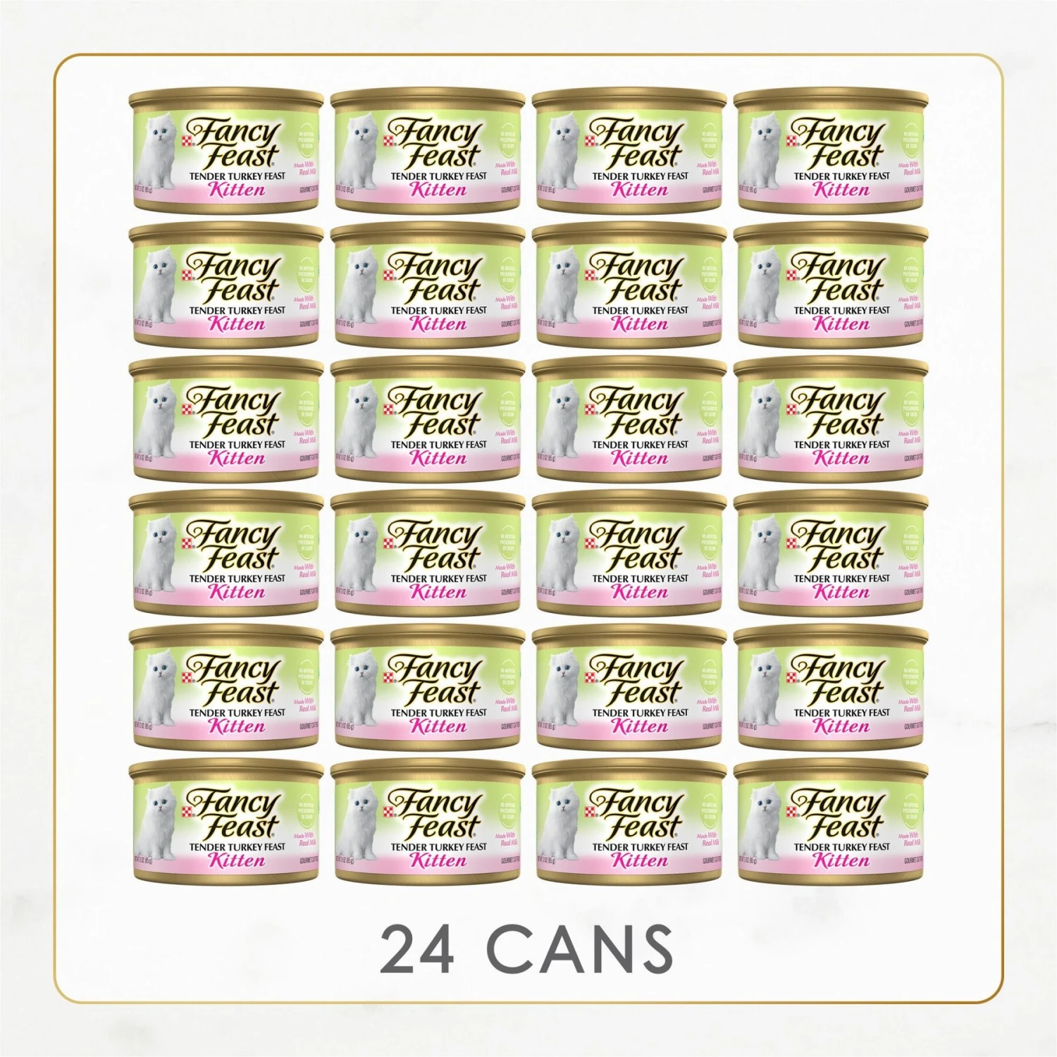 Fancy Feast Kitten Tender Turkey Feast Canned Cat Food 2 Fancy Feast Kitten Tender Turkey Feast Canned Cat Food - Image 2