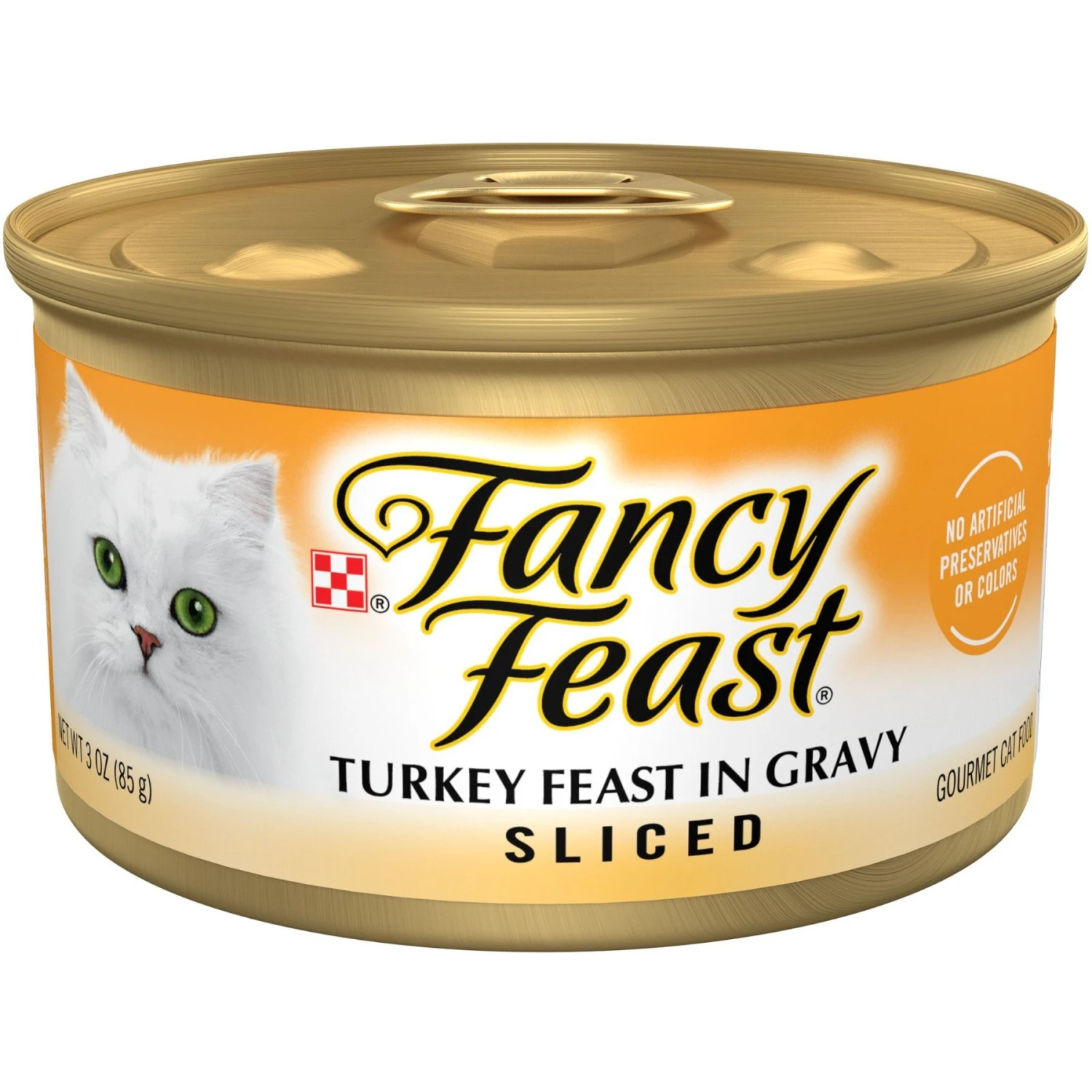 Fancy Feast Sliced Turkey Feast In Gravy Canned Cat Food 1 Fancy Feast Sliced Turkey Feast In Gravy Canned Cat Food