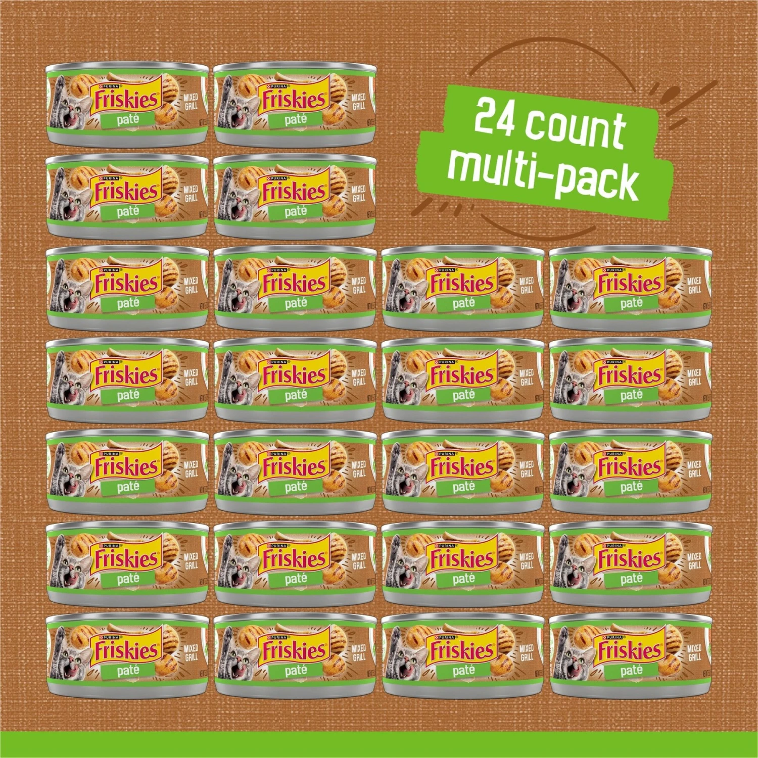 Friskies Classic Pate Mixed Grill Canned Cat Food 2 Friskies Classic Pate Mixed Grill Canned Cat Food - Image 2