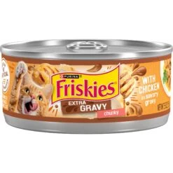 Friskies Extra Gravy Chunky With Chicken In Savory Gravy Canned Cat Food