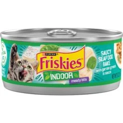 Friskies Indoor Saucy Seafood Bake Canned Cat Food