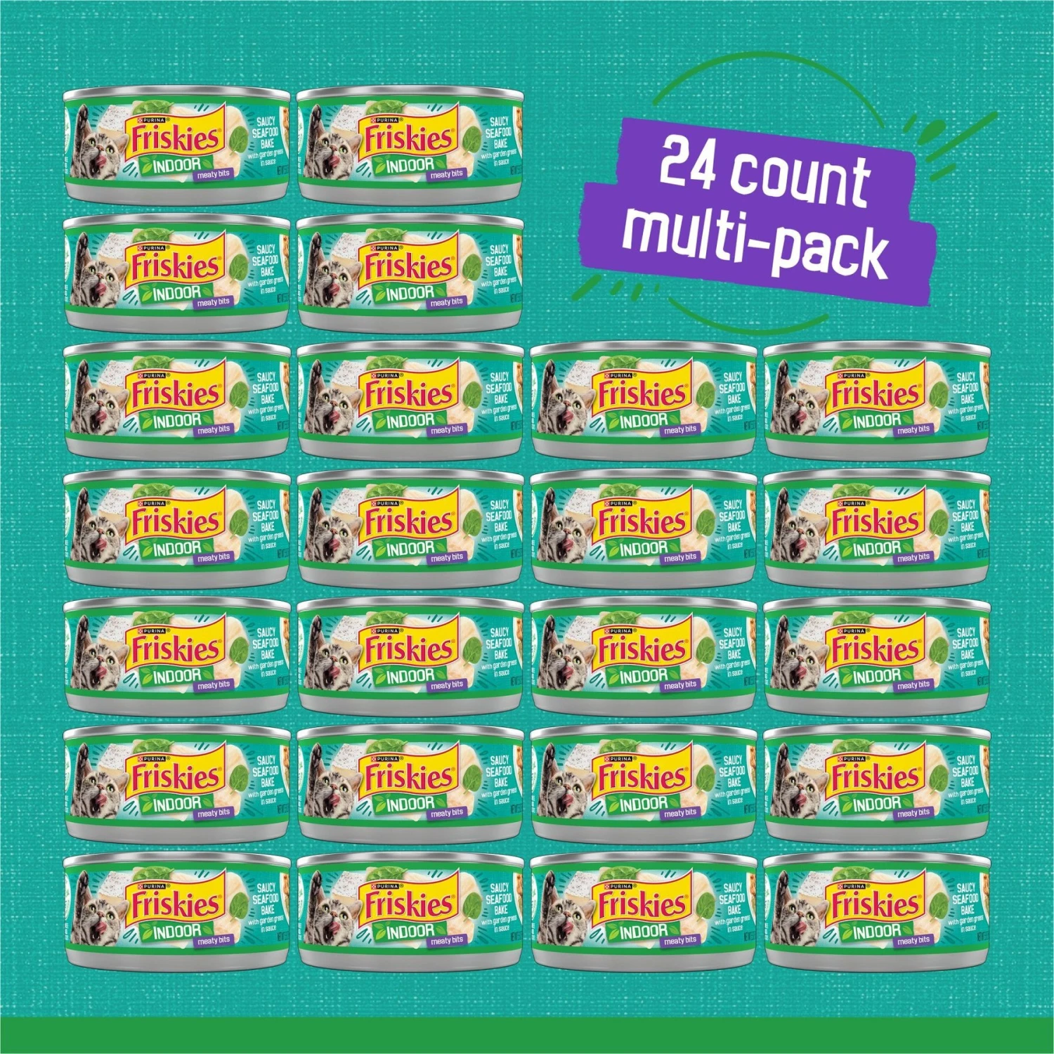 Friskies Indoor Saucy Seafood Bake Canned Cat Food 3 Friskies Indoor Saucy Seafood Bake Canned Cat Food - Image 3