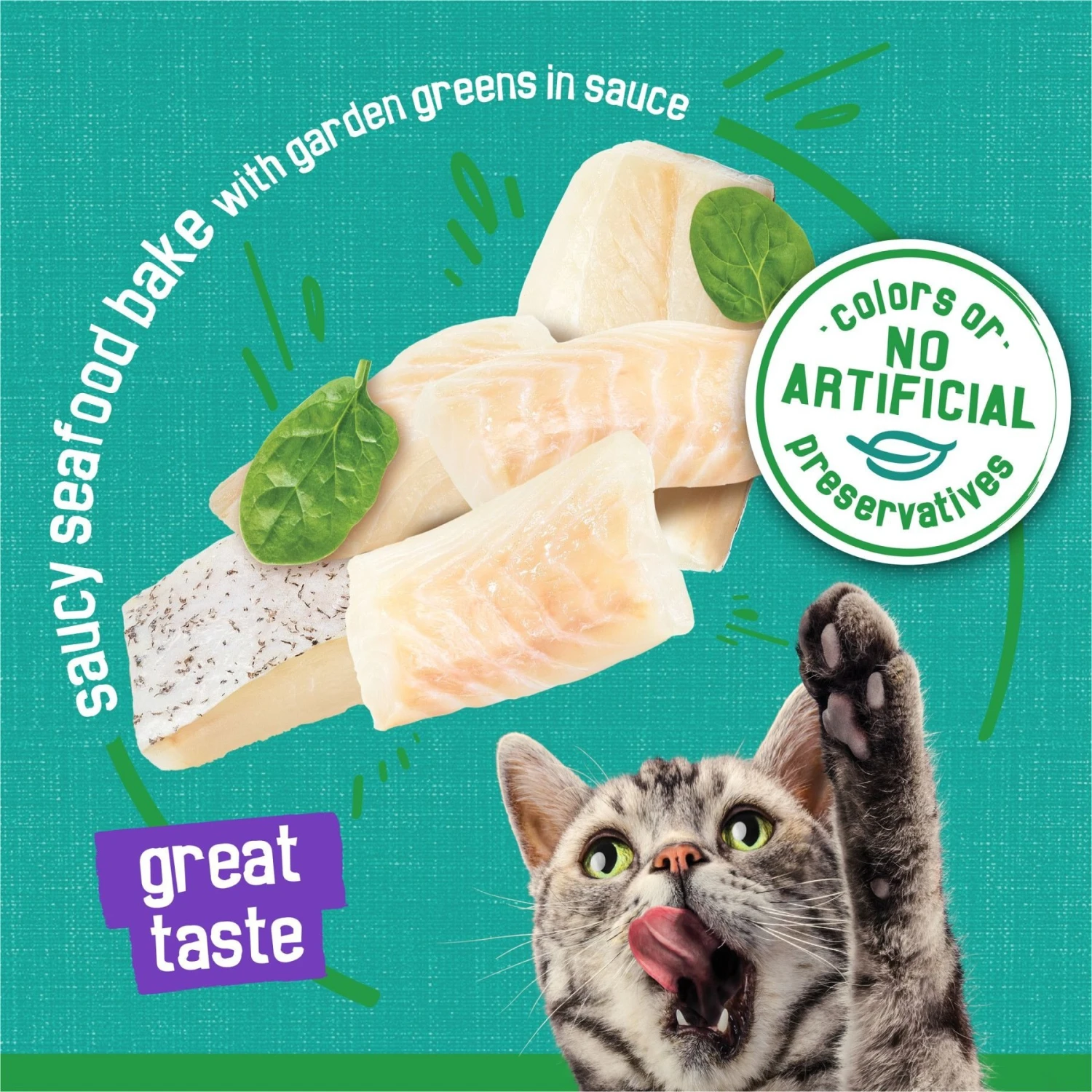 Friskies Indoor Saucy Seafood Bake Canned Cat Food 4 Friskies Indoor Saucy Seafood Bake Canned Cat Food - Image 4