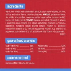 Friskies Savory Shreds With Beef In Gravy Canned Cat Food -Wellness Sales 76362 PT6. AC SS1800 V1700161202