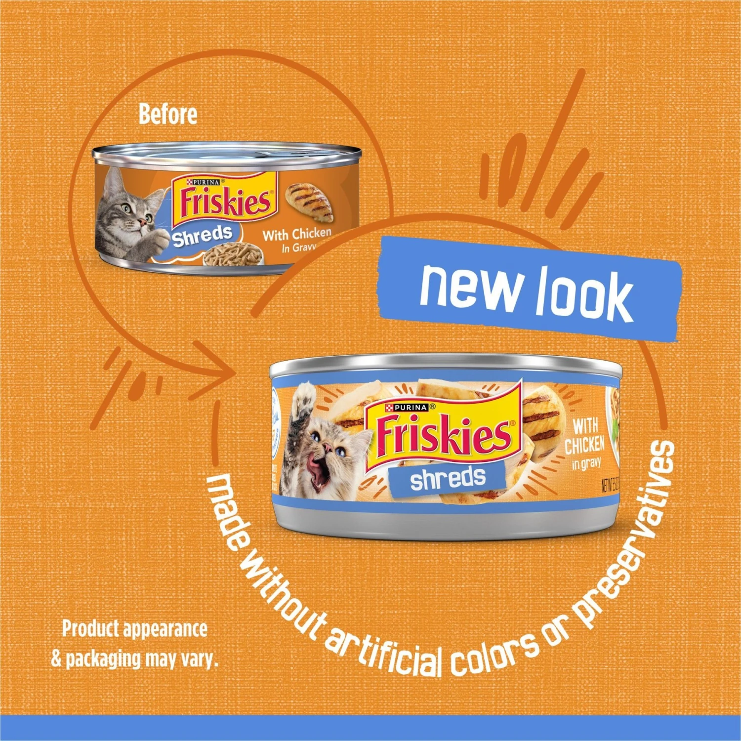 Friskies Savory Shreds With Chicken In Gravy Canned Cat Food 2 Friskies Savory Shreds With Chicken In Gravy Canned Cat Food - Image 2