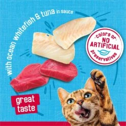 Friskies Prime Filets With Ocean Whitefish & Tuna In Sauce Canned Cat Food 12 Friskies Prime Filets With Ocean Whitefish & Tuna In Sauce Canned Cat Food -Wellness Sales 76393 PT3. AC SS1800 V1700160540