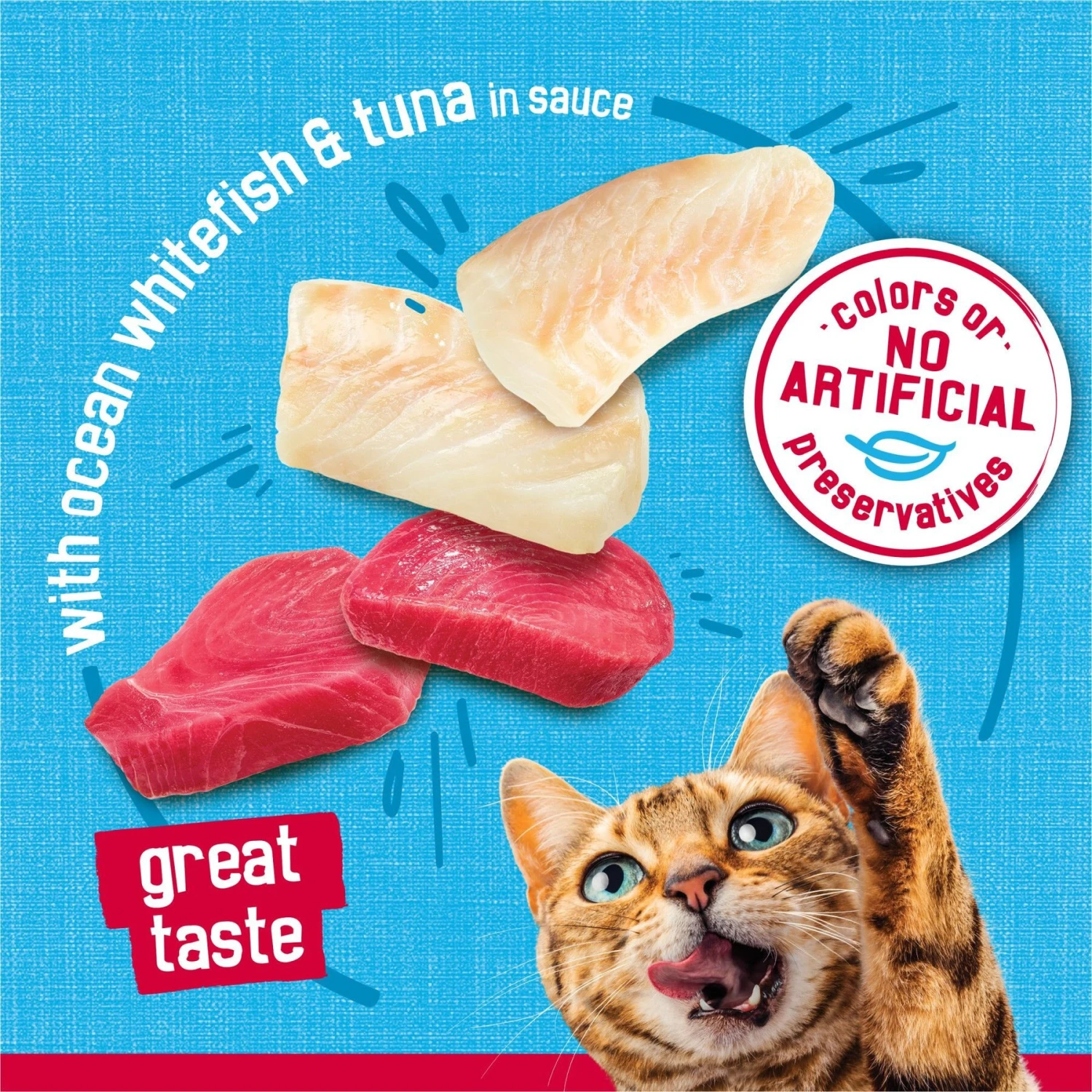 Friskies Prime Filets With Ocean Whitefish & Tuna In Sauce Canned Cat Food 4 Friskies Prime Filets With Ocean Whitefish & Tuna In Sauce Canned Cat Food - Image 4
