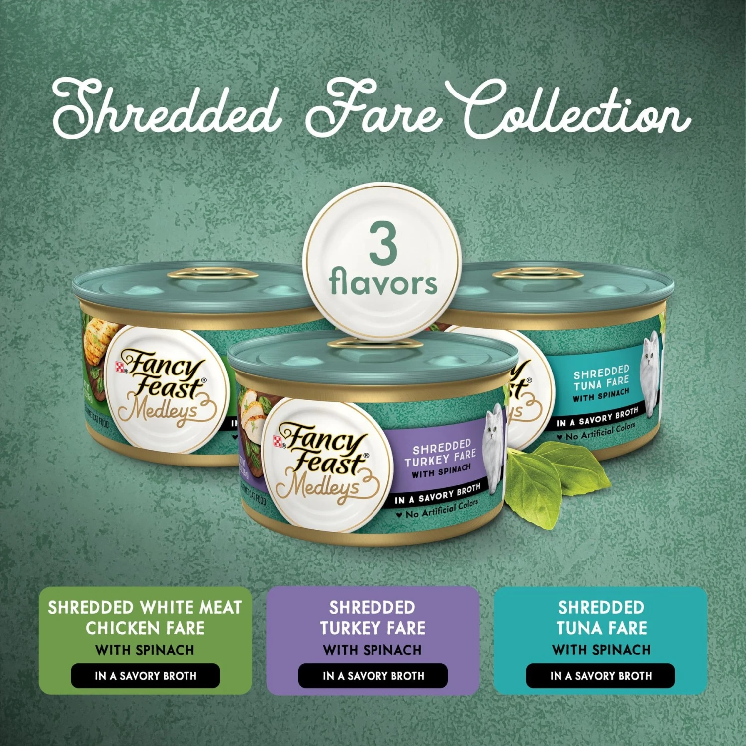 Fancy Feast Medleys Shredded Fare Collection Pack Canned Cat Food 2 Fancy Feast Medleys Shredded Fare Collection Pack Canned Cat Food - Image 2