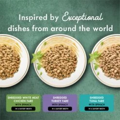 Fancy Feast Medleys Shredded Fare Collection Pack Canned Cat Food 11 Fancy Feast Medleys Shredded Fare Collection Pack Canned Cat Food -Wellness Sales 76517 PT2. AC SS1800 V1666838639