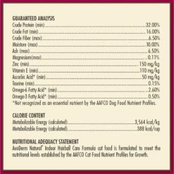 AvoDerm Natural Indoor Hairball Care Formula Adult Dry Cat Food -Wellness Sales 76816 PT4. AC SS1800 V1516655178