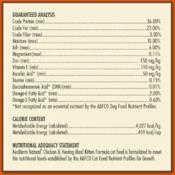 AvoDerm Natural Kitten Chicken & Herring Meal Formula Dry Cat Food 12 AvoDerm Natural Kitten Chicken & Herring Meal Formula Dry Cat Food -Wellness Sales 76821 PT7. AC SS1800 V1516655440