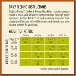 AvoDerm Natural Kitten Chicken & Herring Meal Formula Dry Cat Food 13 AvoDerm Natural Kitten Chicken & Herring Meal Formula Dry Cat Food -Wellness Sales 76821 PT8. AC SS1800 V1516655551