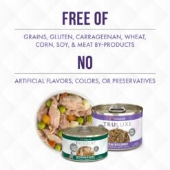 Weruva Truluxe Pretty In Pink With Salmon In Gravy Grain-Free Canned Cat Food -Wellness Sales 76855 PT3. AC SS1800 V1676667319