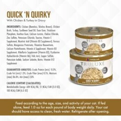 Weruva Truluxe Quick 'N Quirky With Chicken & Turkey In Gravy Grain-Free Canned Cat Food -Wellness Sales 76858 PT4. AC SS1800 V1676666881