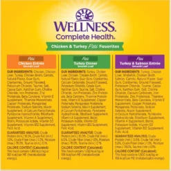 Wellness Complete Health Poultry Favorites Variety Pack Grain-Free Wet Cat Food, 5.5-oz Can, Case Of 12 12 Wellness Complete Health Poultry Favorites Variety Pack Grain-Free Wet Cat Food, 5.5-oz Can, Case Of 12 -Wellness Sales 779406 PT4. AC SS1800 V1676653906