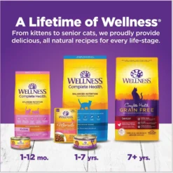 Wellness Complete Health Poultry Favorites Variety Pack Grain-Free Wet Cat Food, 5.5-oz Can, Case Of 12 14 Wellness Complete Health Poultry Favorites Variety Pack Grain-Free Wet Cat Food, 5.5-oz Can, Case Of 12 -Wellness Sales 779406 PT6. AC SS1800 V1676653244