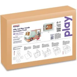 Catstages Kitty Cat Play Condo Ice Cream Truck Cat Toy, Mint -Wellness Sales 786934 PT5. AC SS1800 V1682618028