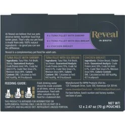 Reveal Natural Grain-Free Fish & Chicken Broth Flavored Variety Pack Wet Cat Food 11 Reveal Natural Grain-Free Fish & Chicken Broth Flavored Variety Pack Wet Cat Food -Wellness Sales 787942 PT5. AC SS1800 V1677520571