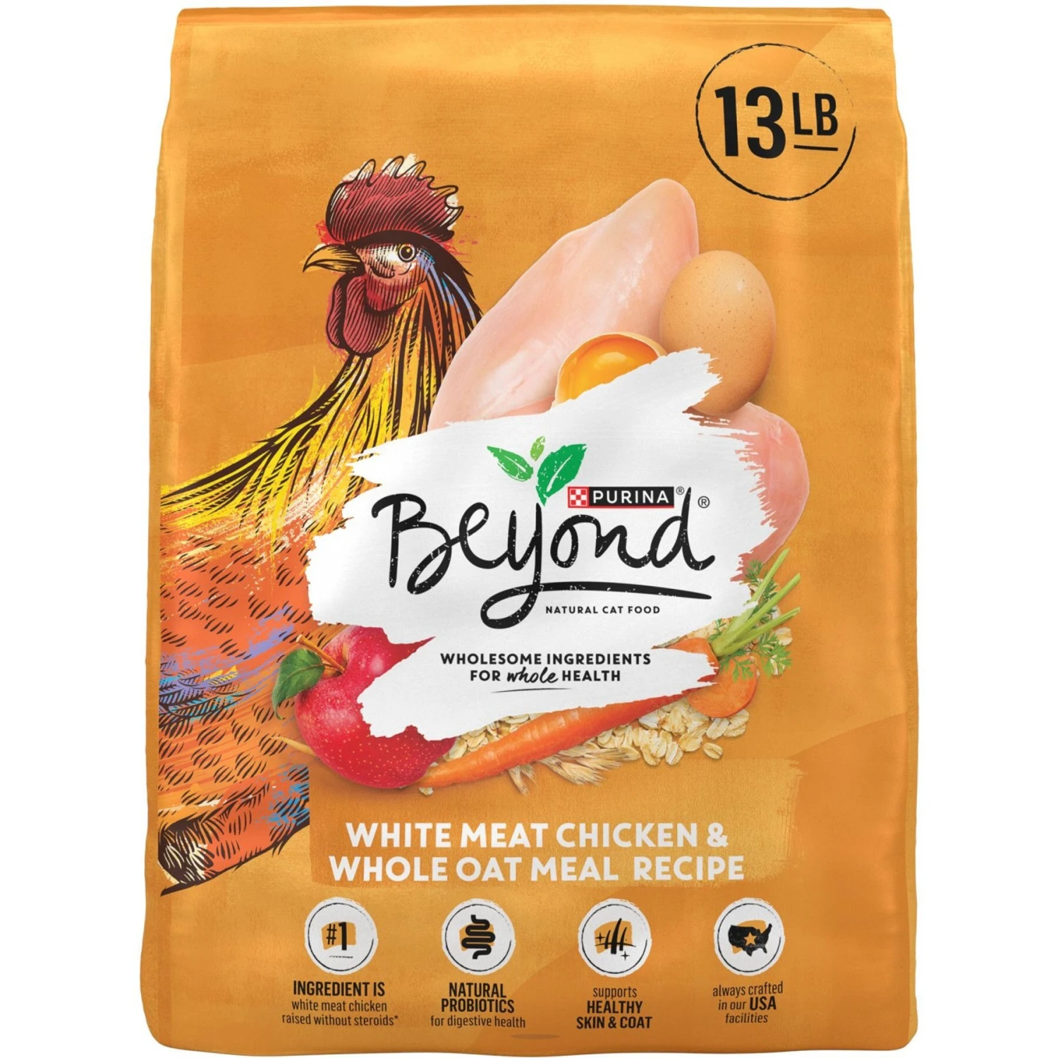 Purina Beyond Simply White Meat Chicken & Whole Oat Meal Recipe Dry Cat Food 1 Purina Beyond Simply White Meat Chicken & Whole Oat Meal Recipe Dry Cat Food