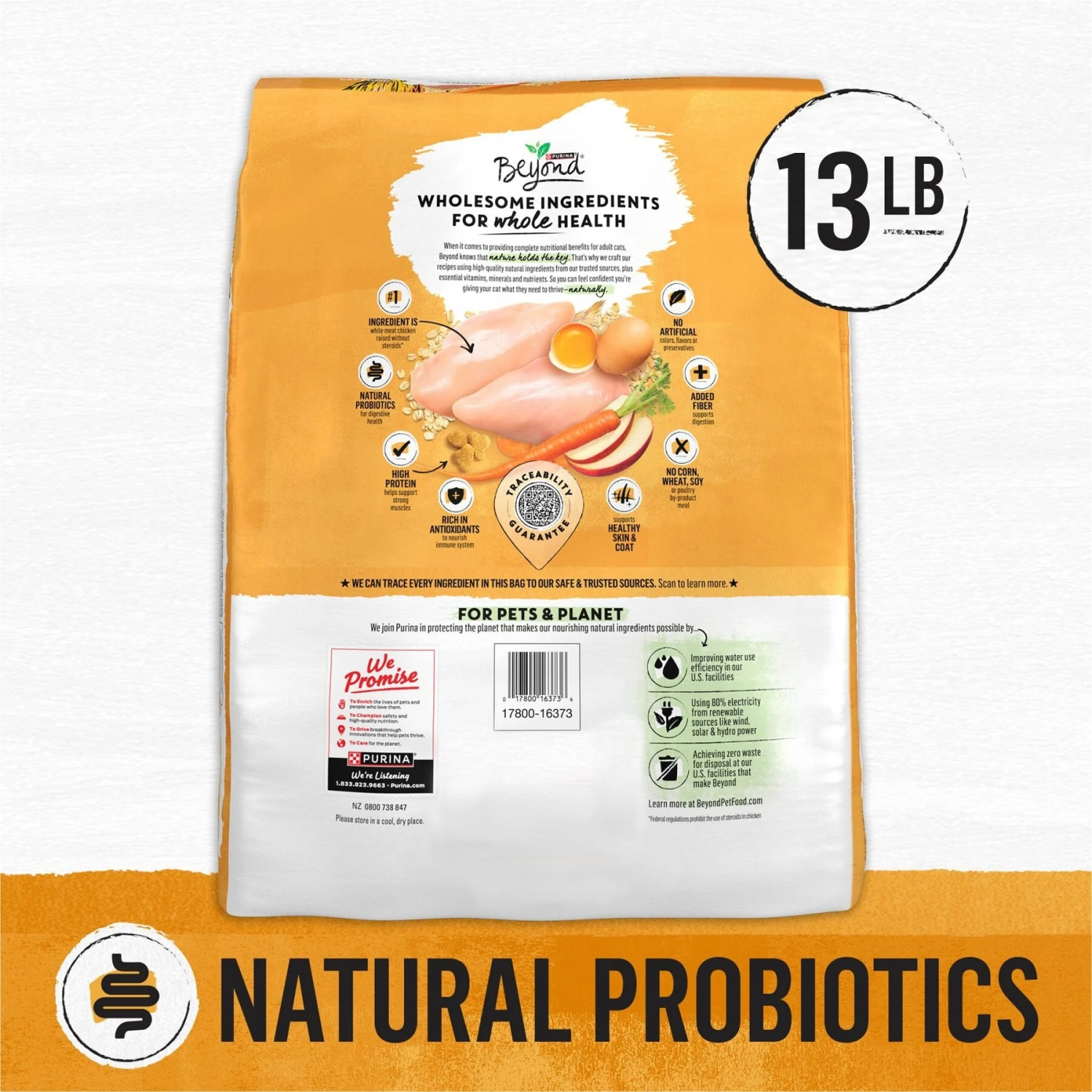 Purina Beyond Simply White Meat Chicken & Whole Oat Meal Recipe Dry Cat Food 2 Purina Beyond Simply White Meat Chicken & Whole Oat Meal Recipe Dry Cat Food - Image 2