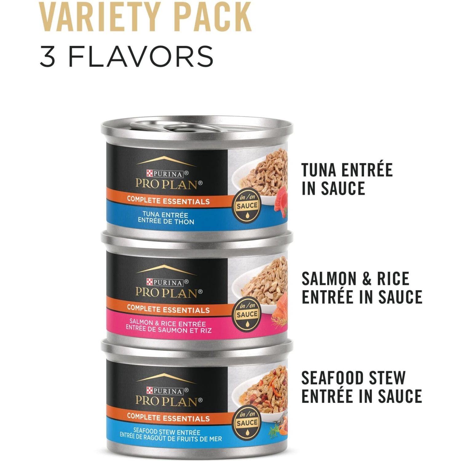 Purina Pro Plan Seafood Favorites Variety Pack Canned Cat Food 3 Purina Pro Plan Seafood Favorites Variety Pack Canned Cat Food - Image 3