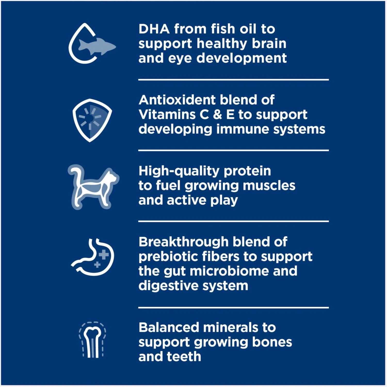Hill's Science Diet Kitten Dry Ocean Fish & Brown Rice Recipe Dry Cat Food 4 Hill's Science Diet Kitten Dry Ocean Fish & Brown Rice Recipe Dry Cat Food - Image 4