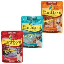Earthborn Holistic Autumn Tide Tuna Dinner With Pumpkin In Gravy Grain-Free Cat Food + 2 Items