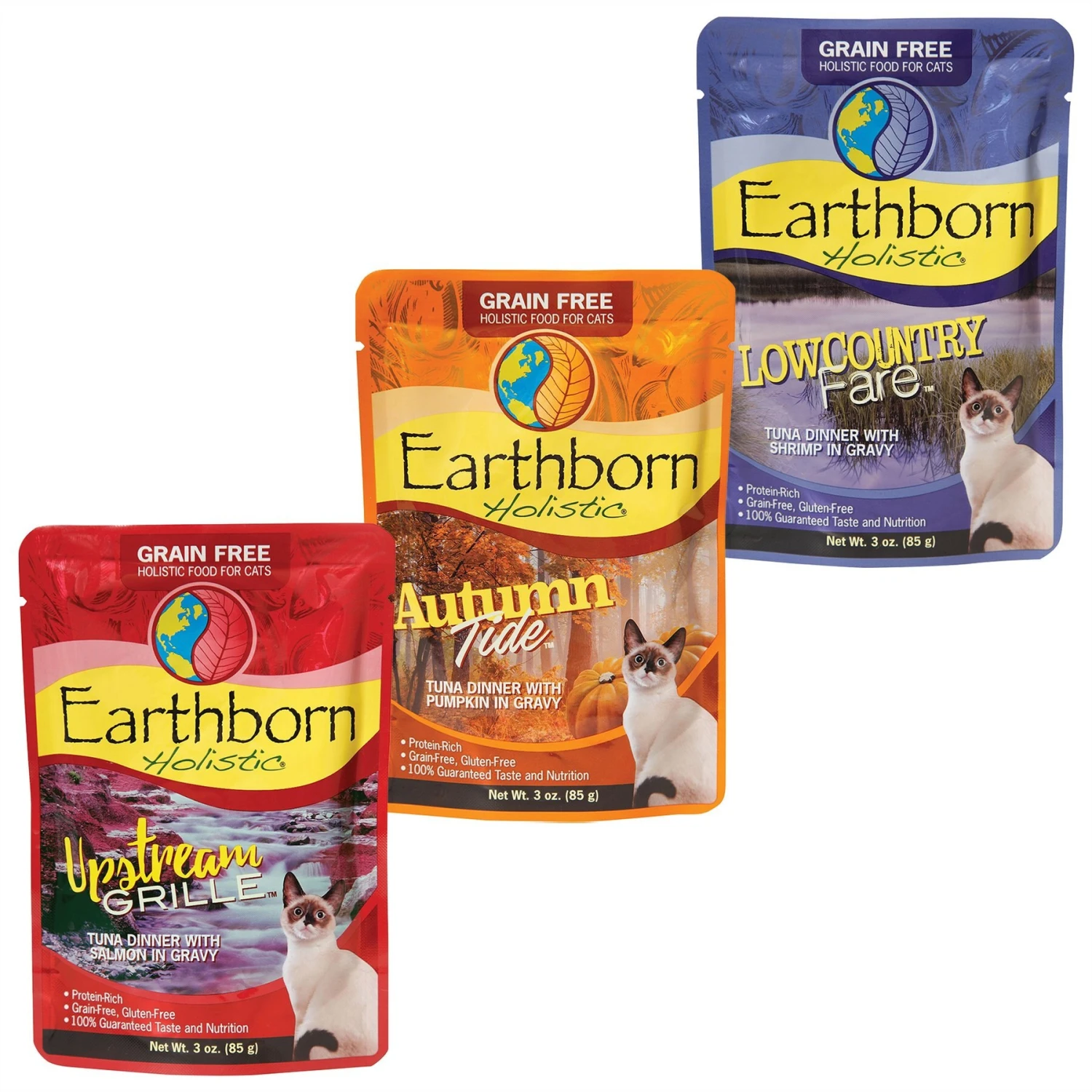Earthborn Holistic Lowcountry Fare Tuna Dinner With Shrimp In Gravy Grain-Free Cat Food + 2 Items 1 Earthborn Holistic Lowcountry Fare Tuna Dinner With Shrimp In Gravy Grain-Free Cat Food + 2 Items