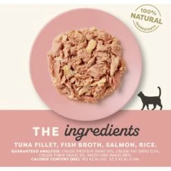 Applaws Limited Ingredient Tuna & Salmon In Broth Canned Wet Cat Food, 2.47-oz Can, Case Of 24 -Wellness Sales 836198 PT2. AC SS1800 V1698774382