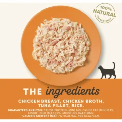 Applaws Limited Ingredient Chicken & Tuna In Broth Canned Wet Cat Food, 2.47-oz Can, Case Of 24 -Wellness Sales 836214 PT2. AC SS1800 V1685462327