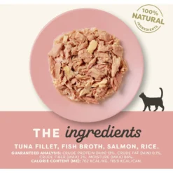 Applaws Limited Ingredient Tuna & Salmon In Broth Canned Wet Cat Food, 5.5-oz Can, Case Of 24 -Wellness Sales 836246 PT2. AC SS1800 V1685461075