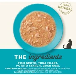 Applaws Tuna Fillet In Gravy Limited Ingredient Canned Wet Cat Food, 2.47-oz Can, Case Of 24 -Wellness Sales 836278 PT2. AC SS1800 V1685465424