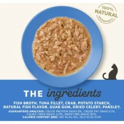 Applaws Tuna Fillet With Crab Recipe In Gravy Limited Ingredient Cat Food Pots, 2.12-oz Pot, Case Of 18 -Wellness Sales 836374 PT3. AC SS1800 V1685464136