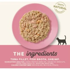 Applaws Tuna With Shrimp In Broth Limited Ingredient Wet Cat Food, 5.3-oz Pouch, Case Of 12 -Wellness Sales 836518 PT2. AC SS1800 V1685461133