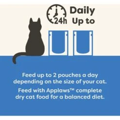 Applaws Tuna With Shrimp In Broth Limited Ingredient Wet Cat Food, 5.3-oz Pouch, Case Of 12 -Wellness Sales 836518 PT4. AC SS1800 V1685472692