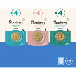 Applaws Variety Of Flavors In Mousse Limited Ingredient Wet Cat Food, 2.47-oz Pouch, Case Of 12 -Wellness Sales 836630 PT4. AC SS1800 V1687883154