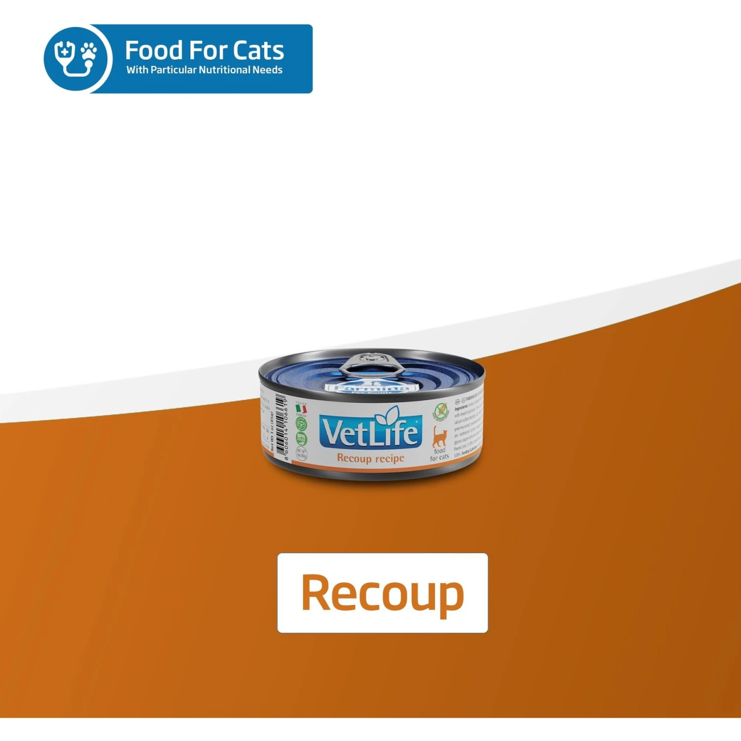 Farmina Vet Life Recoup Recipe Wet Cat Food, 3-oz Can, Case Of 12 7 Farmina Vet Life Recoup Recipe Wet Cat Food, 3-oz Can, Case Of 12 - Image 7
