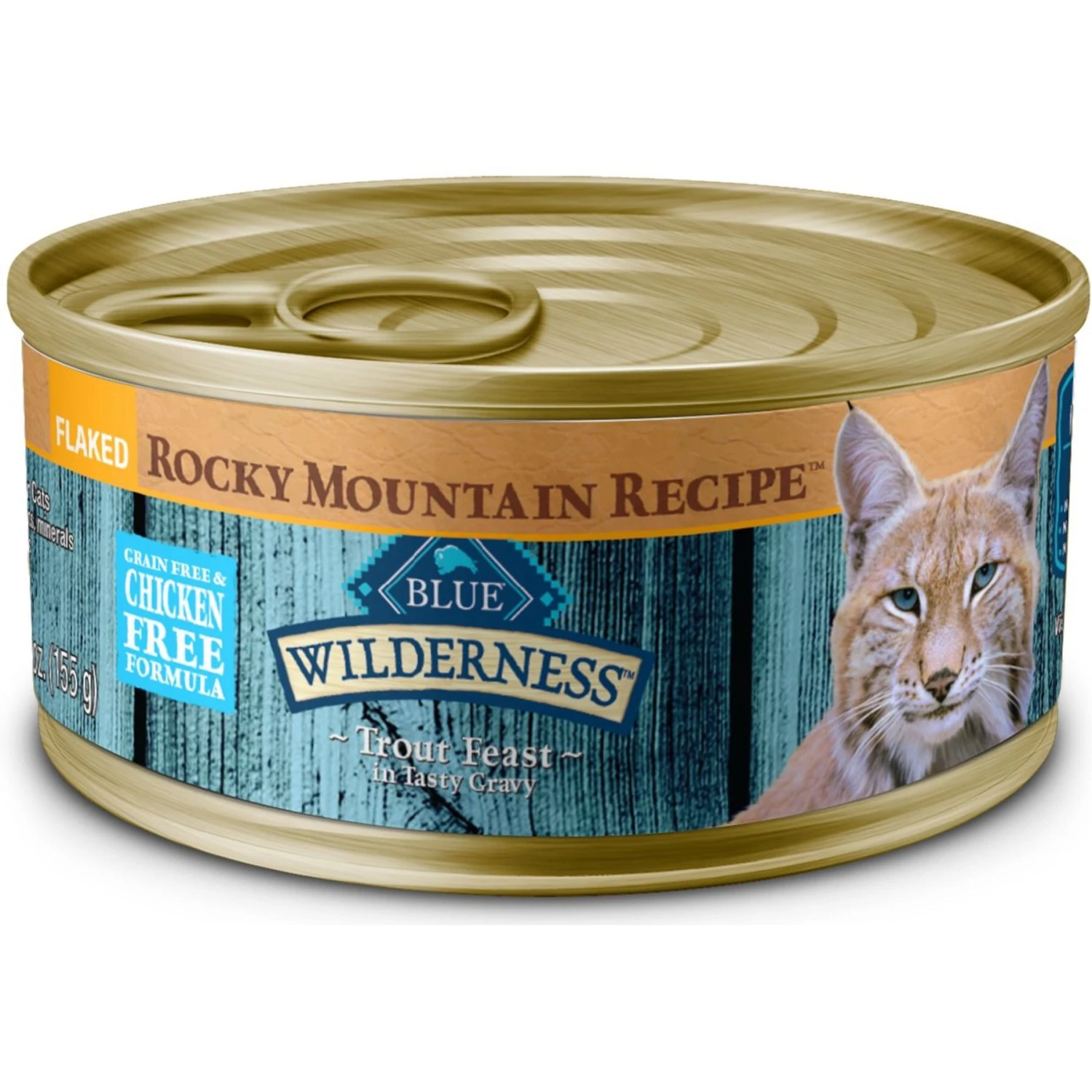 Blue Buffalo Wilderness Rocky Mountain Recipe Flaked Trout Feast Adult Grain-Free Canned Cat Food 1 Blue Buffalo Wilderness Rocky Mountain Recipe Flaked Trout Feast Adult Grain-Free Canned Cat Food