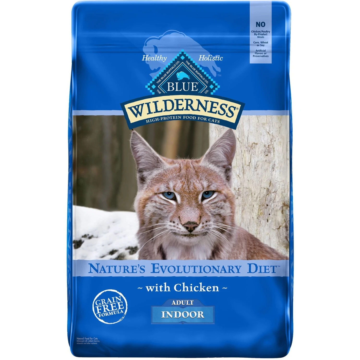 Blue Buffalo Wilderness Indoor Chicken Recipe Grain-Free Dry Cat Food 1 Blue Buffalo Wilderness Indoor Chicken Recipe Grain-Free Dry Cat Food