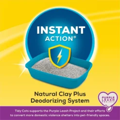 Tidy Cats Instant Action Scented Clumping Clay Cat Litter & Cat Chow Indoor Hairball & Healthy Weight Dry Cat Food -Wellness Sales 854246 PT7. AC SS1800 V1693946749