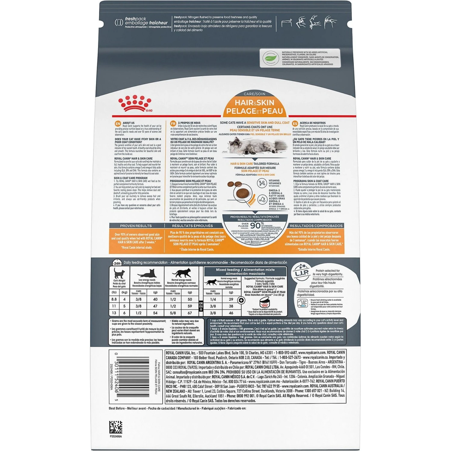 Royal Canin Feline Care Nutrition Hair & Skin Care Dry Cat Food 2 Royal Canin Feline Care Nutrition Hair & Skin Care Dry Cat Food - Image 2