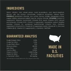 Purina Pro Plan Focus Healthy Metabolism Formula Chicken Entrée In Gravy Adult Canned Cat Food -Wellness Sales 86227 PT4. AC SS1800 V1636674712