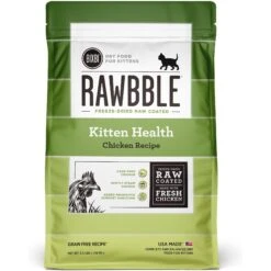 BIXBI Rawbble Dry Food Chicken Recipe For Kittens, 2.5-lb Bag